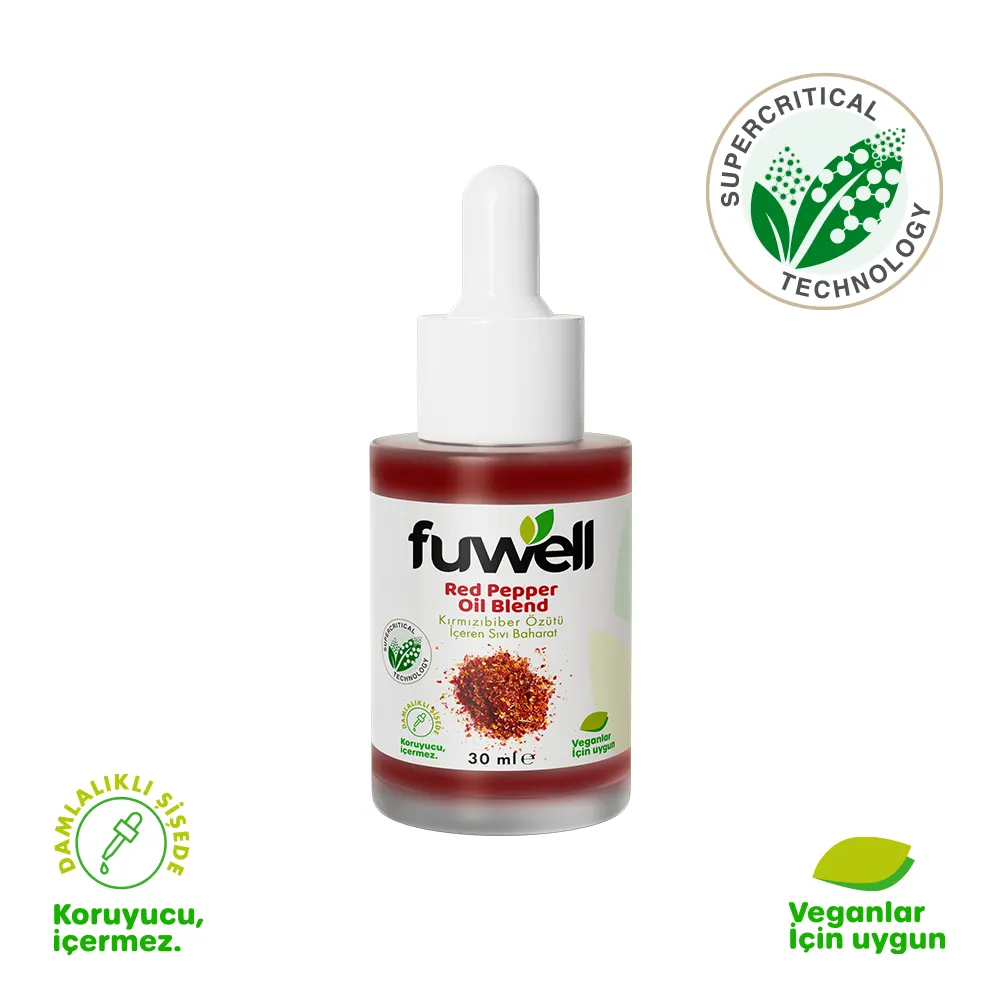 Fuwell Kırmızıbiber Yağı Sıvı Baharat 30ml