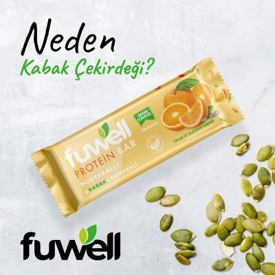 Portakallı Kabak Çekirdekli Protein Bar