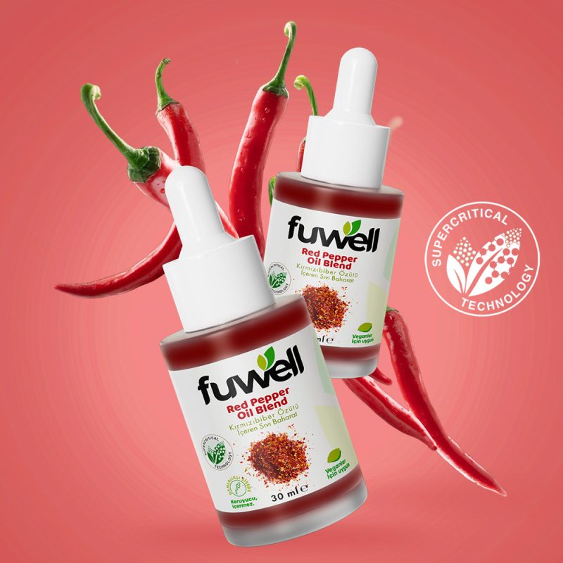 Fuwell Kırmızıbiber Yağı Sıvı Baharat 30ml
